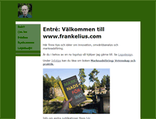Tablet Screenshot of frankelius.com